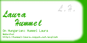 laura hummel business card